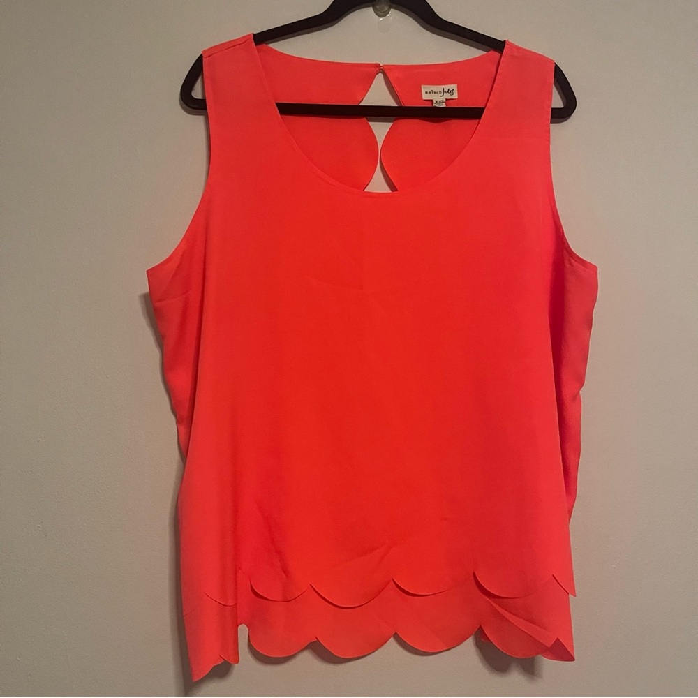 Maison Jules Sleeveless Top, Orange